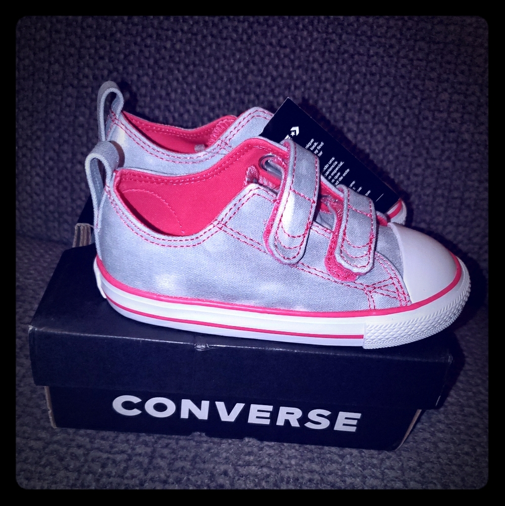 Converse velcro close sneakers
